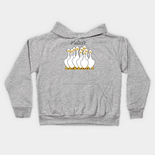 Funny geese Kids Hoodie